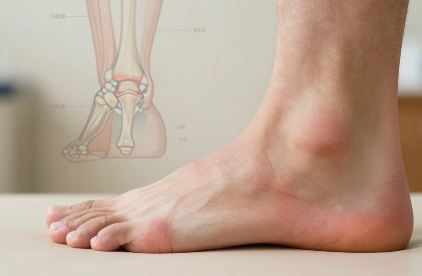 Ból kości w stopie