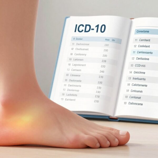 Ból stopy ICD-10