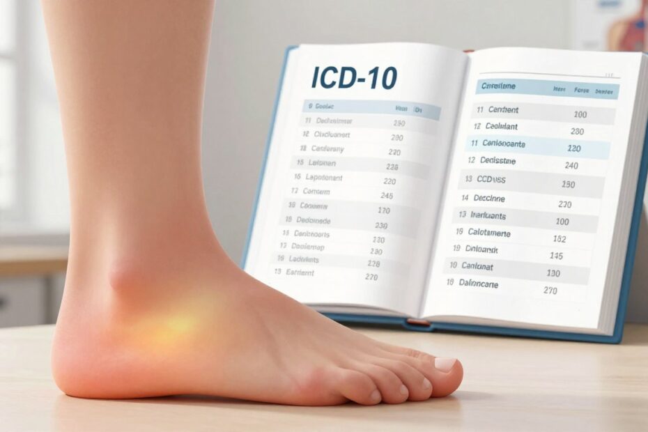 Ból stopy ICD-10
