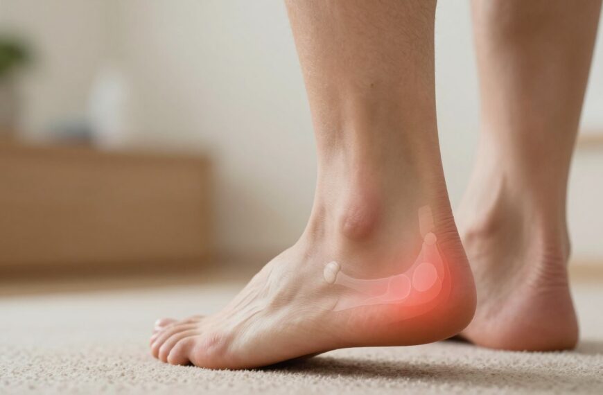 Ból stopy pod spodem