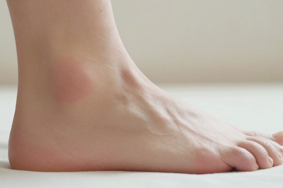 Ból w stopie z boku wewnętrznej stronie