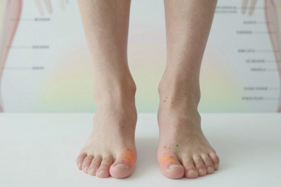 Bolące punkty na stopach