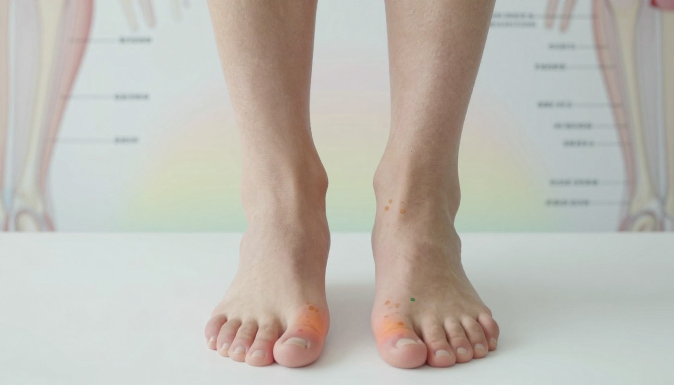 Bolące punkty na stopach