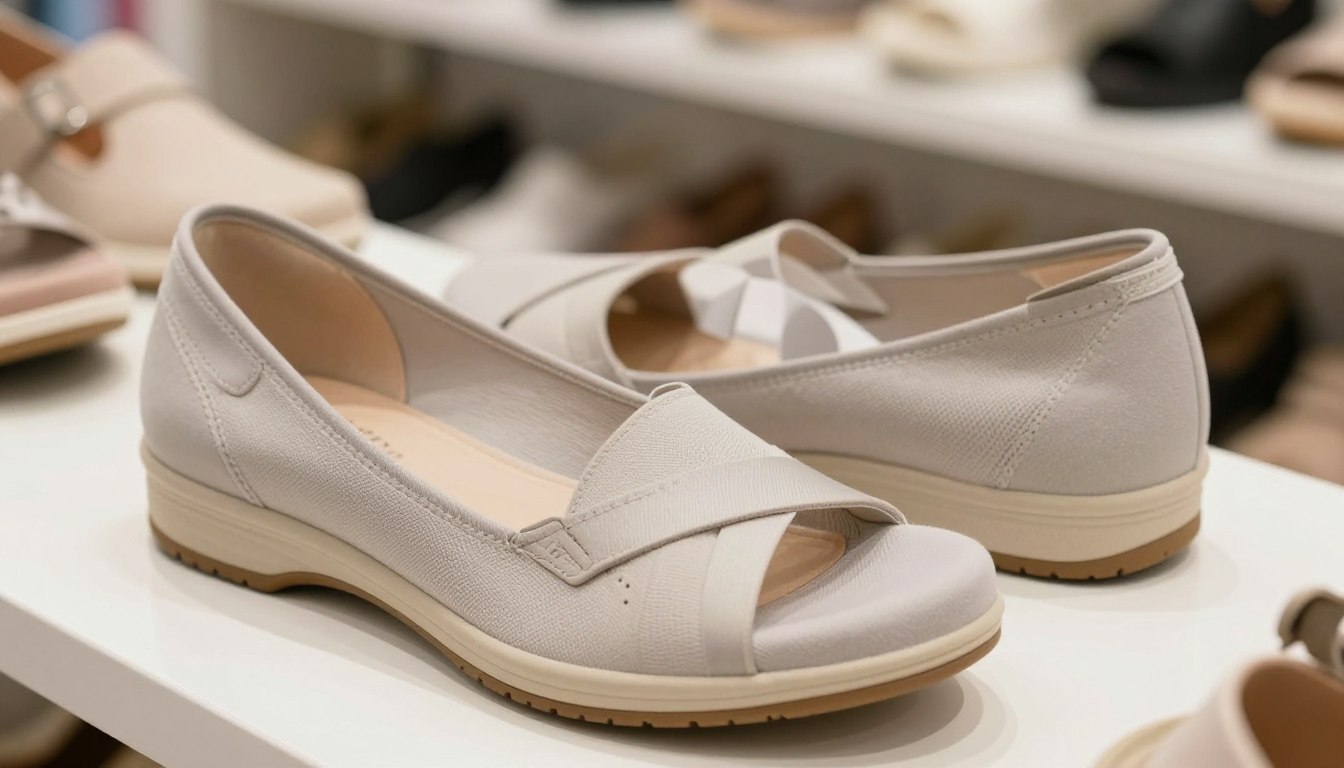 Buty na płaskostopie poprzeczne damskie