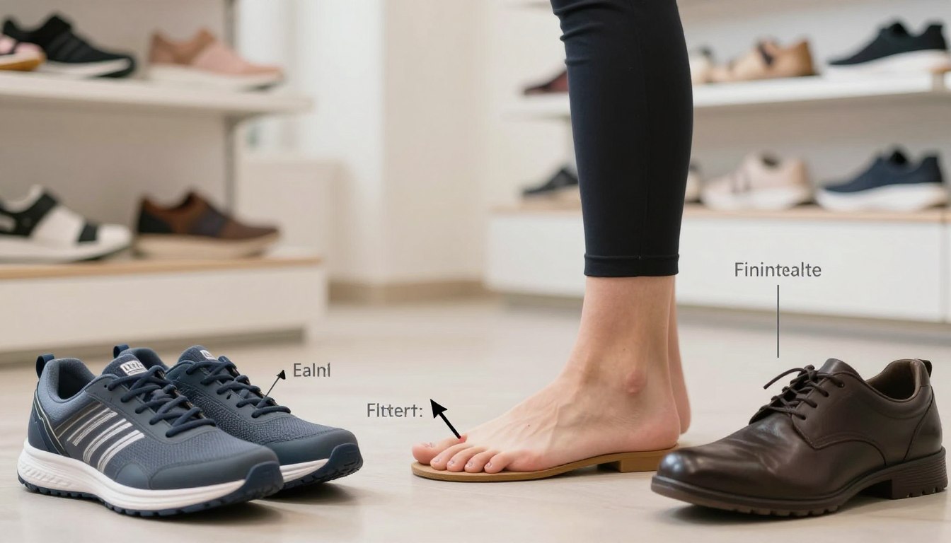 Buty na płaskostopie poprzeczne i podłużne