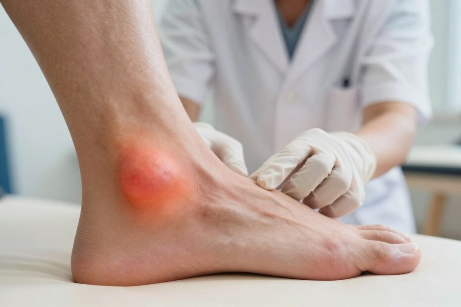 Nieleczone zapalenie ścięgna Achillesa