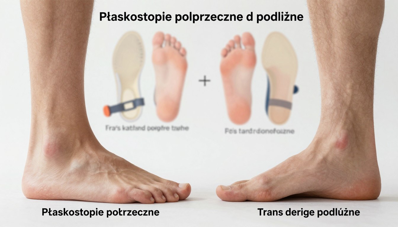 Płaskostopie poprzeczne a podłużne