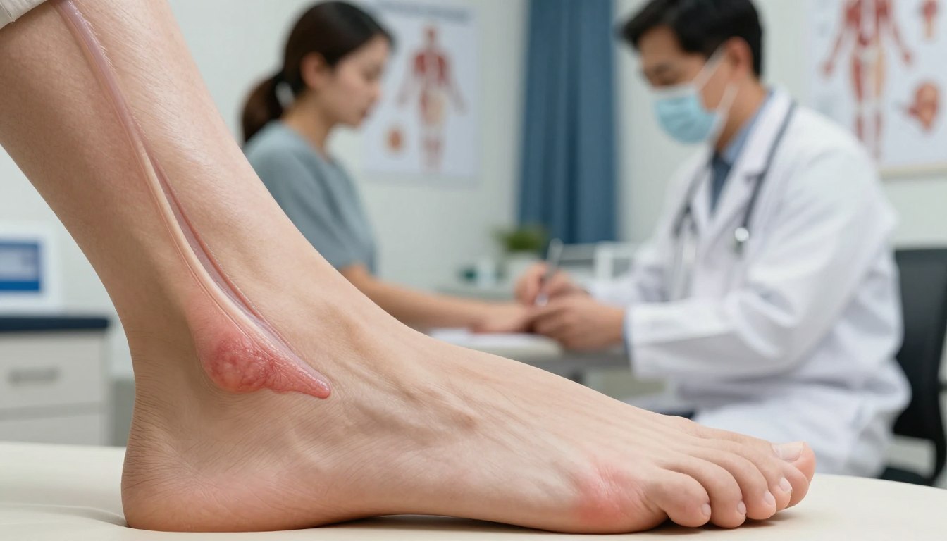 Pogrubienie ścięgna Achillesa