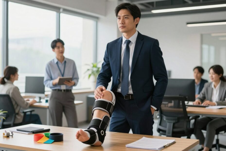 Powrót do pracy po zerwanym ścięgnie Achillesa