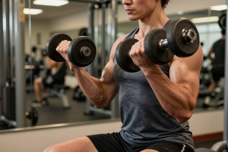 Uginanie na mięśnie dwugłowe