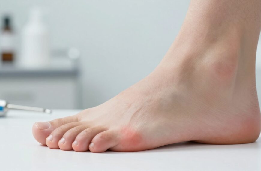 Ból małego palca w stopie