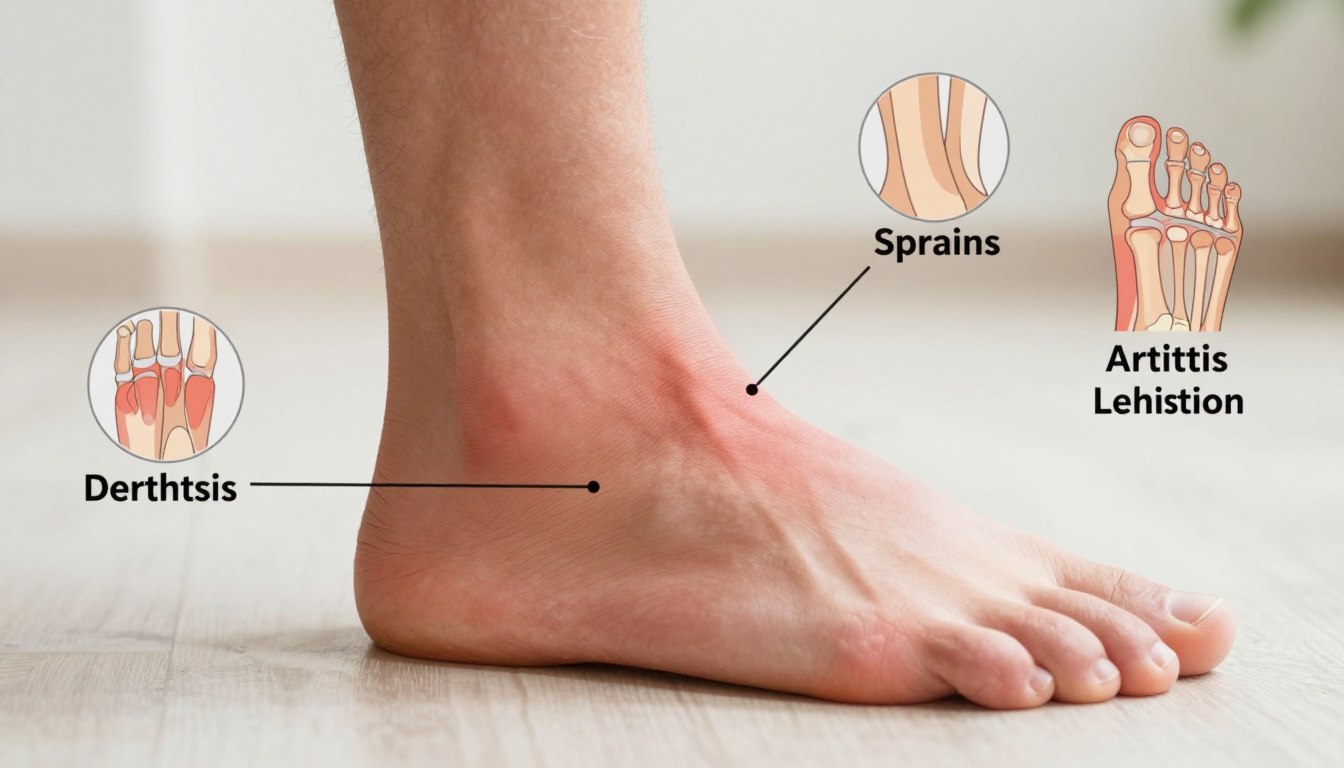 Ból stawów w stopie