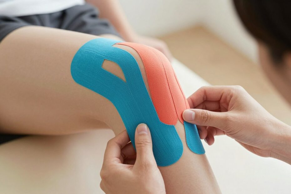 Jak nakleić tejpy na kolano