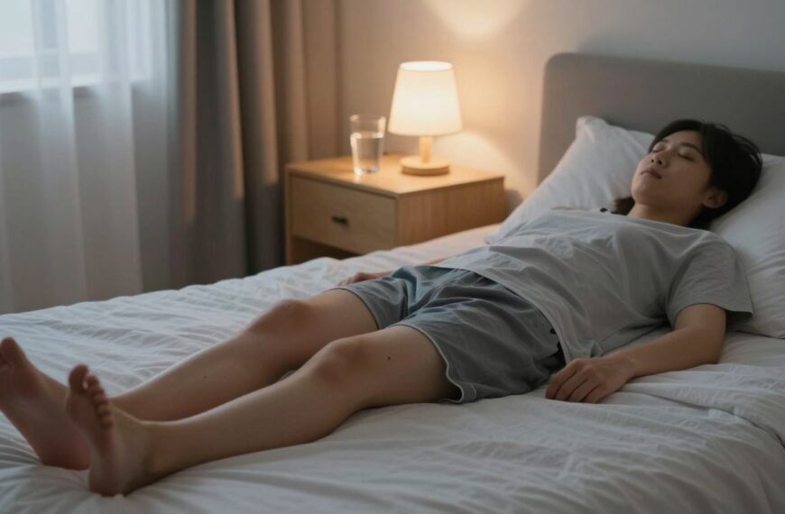 Jak spać po artroskopii kolana