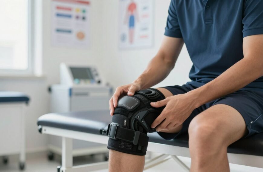 Jak założyć ortezę na kolano