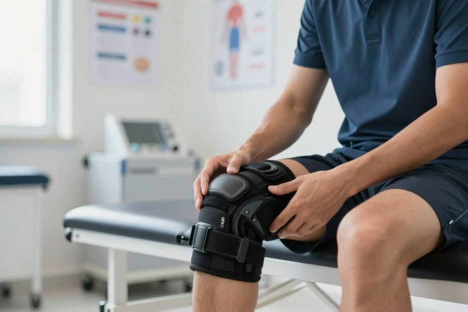 Jak założyć ortezę na kolano