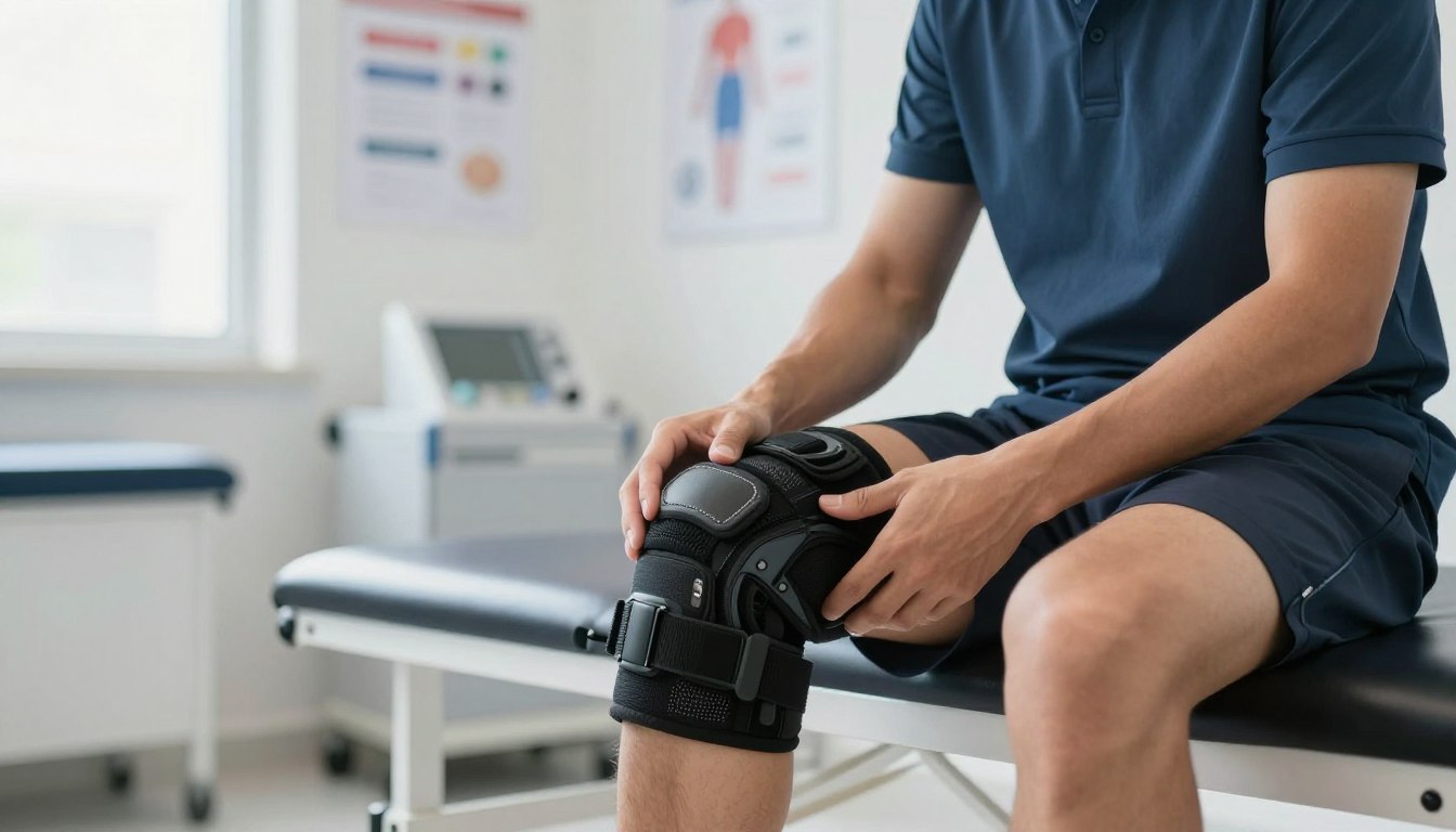 Jak założyć ortezę na kolano
