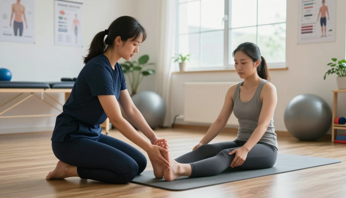 Przykurcz ścięgna Achillesa ćwiczenia