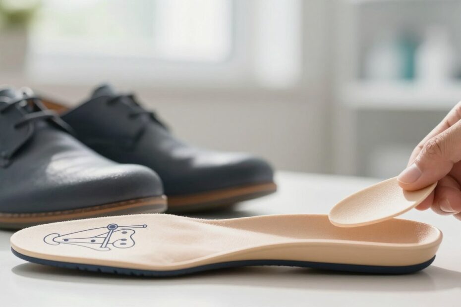 Wkładki na płaskostopie podłużne