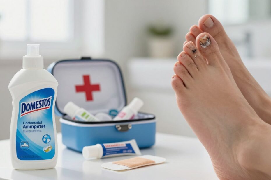 Jak stosować Domestos na grzybicę paznokci