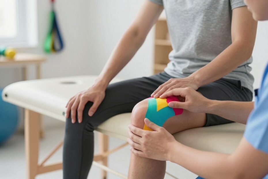 Kinesiotaping kolano
