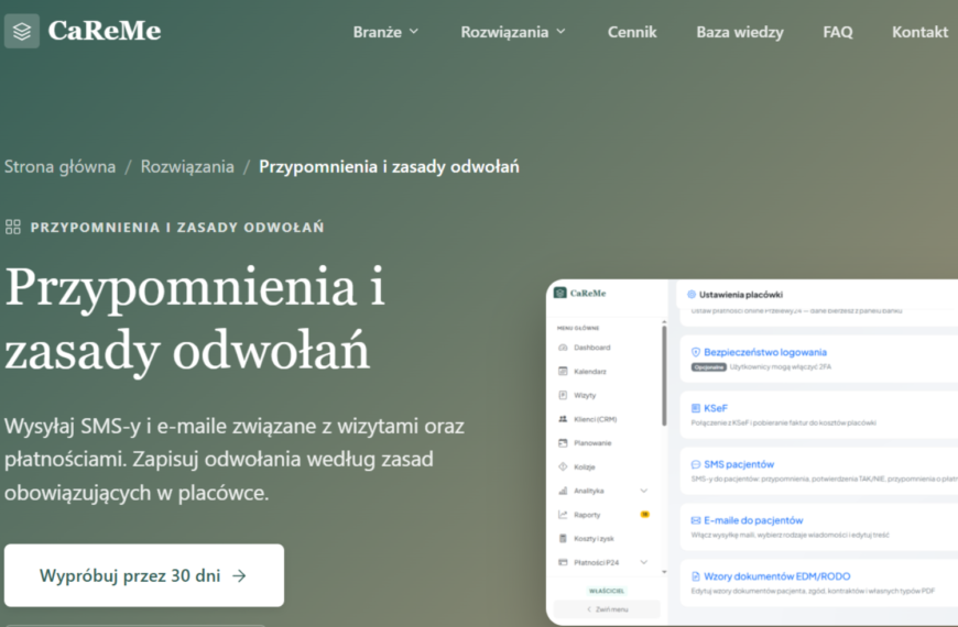 Automatyczne przypomnienie o wizycie – dlaczego warto wdrożyć je w codziennej pracy