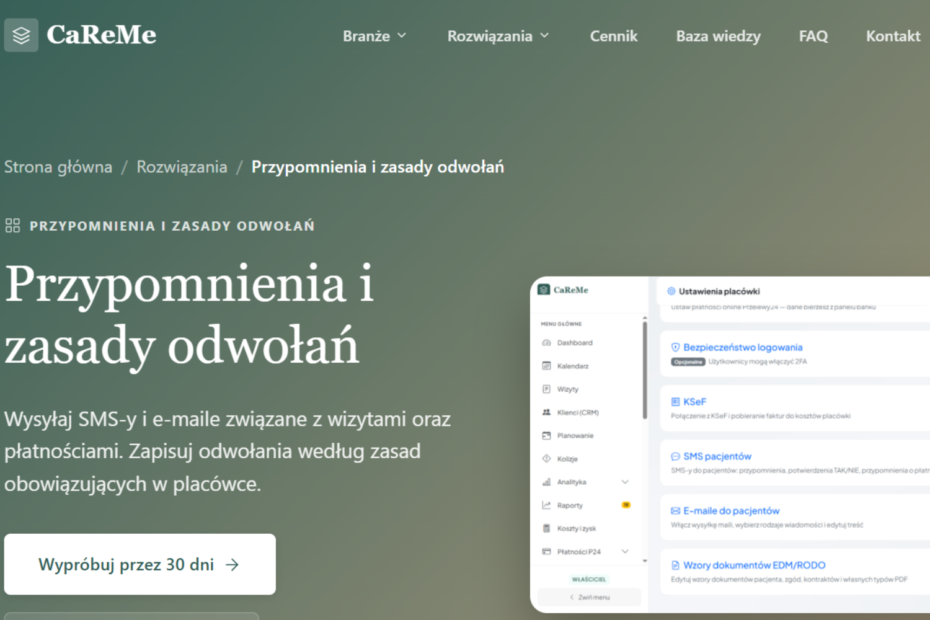 Automatyczne przypomnienie o wizycie – dlaczego warto wdrożyć je w codziennej pracy
