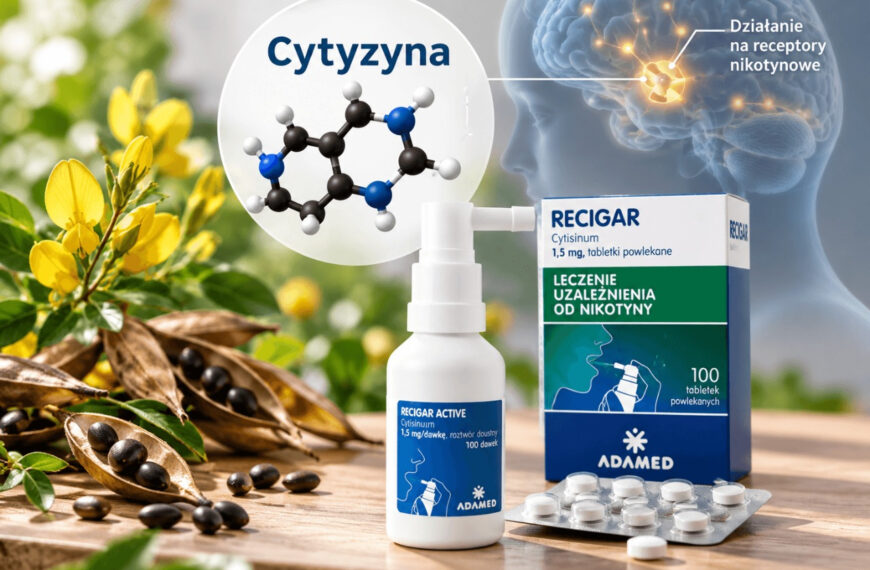 Cytyzyna – co to za substancja i dlaczego jest w lekach Recigar i Recigar Active na rzucenie palenia?