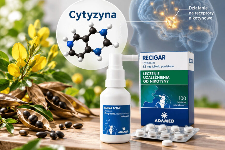 Cytyzyna – co to za substancja i dlaczego jest w lekach Recigar i Recigar Active na rzucenie palenia?